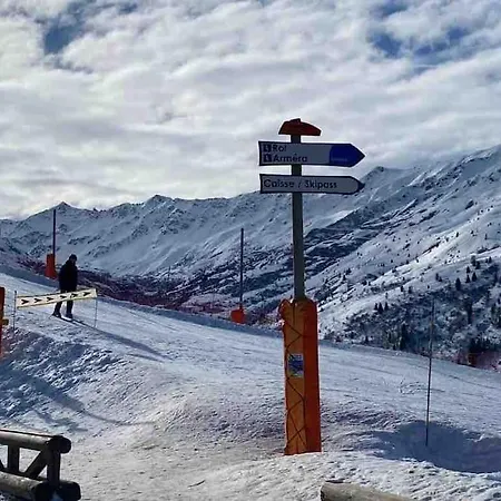 Chaleureux Grand Panorama 2 Avec Piscine Au Pied Des Pistes דירה